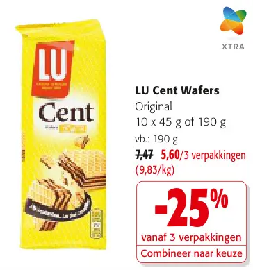 Promotie: LU Cent Wafers