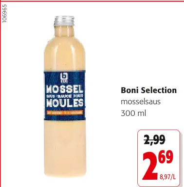Promotie: Mosselsaus