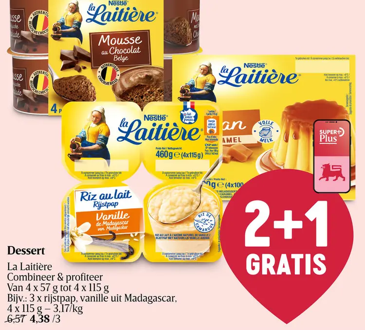 Promotie: Dessert La Laitière