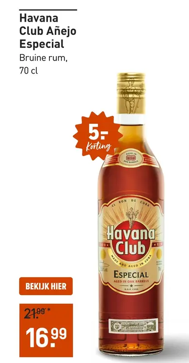 Aanbieding: Havana Club Anejo Especial