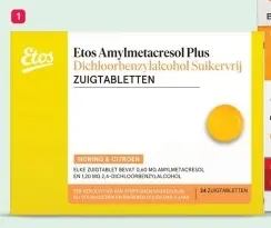 Aanbieding: Amylmetacresol Plus Dichloorbenzylalcohol Suikervrij