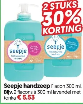 Aanbieding: Seepje handzeep