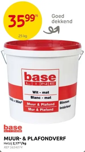 Promotie: Muur- & plafondverf