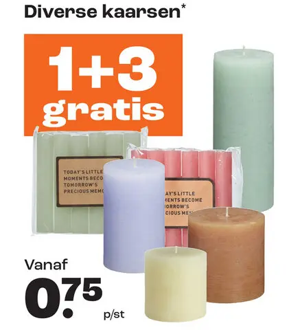Aanbieding: Diverse kaarsen