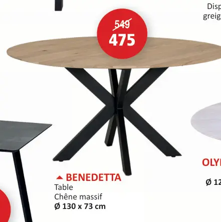 Offre: BENEDETTA Table
