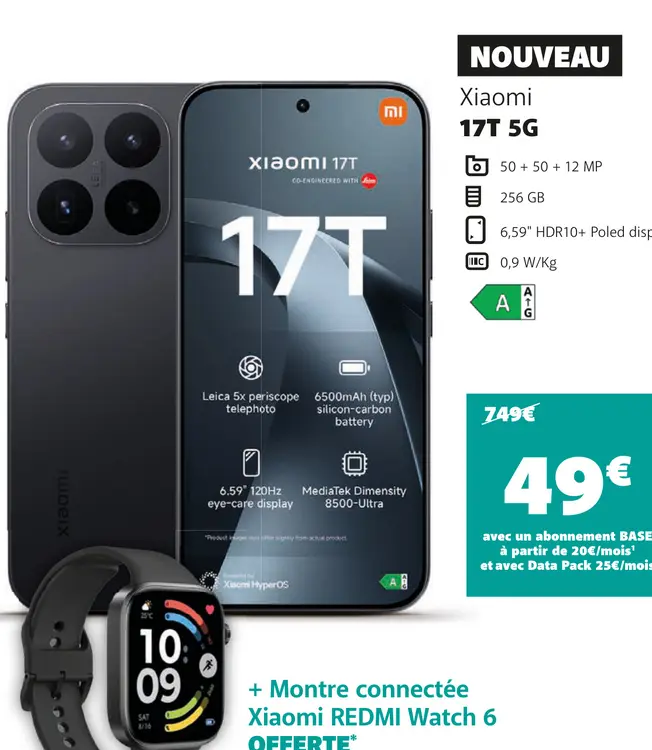 Offre: Xiaomi 17T 5G