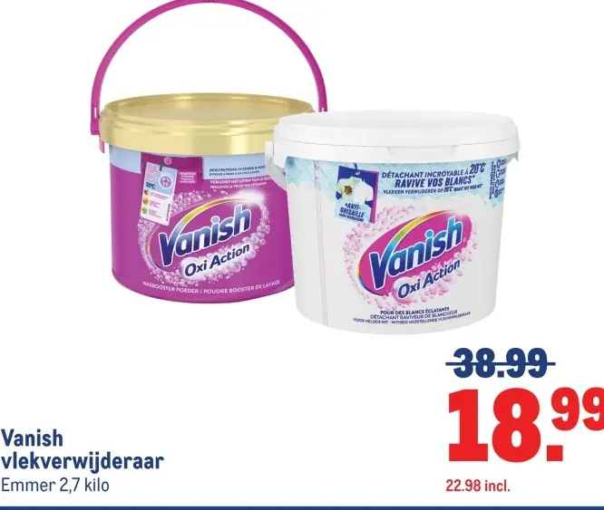Aanbieding: Vanish vlekverwijderaar