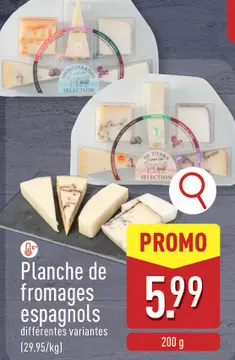 Offre: Planche de fromages espagnols