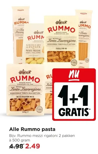 Aanbieding: Rummo pasta
