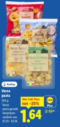 Aanbieding: Verse pasta