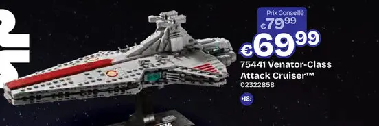 Aanbieding: 75441 LEGO Star Wars Venator-Class Attack Cruiser