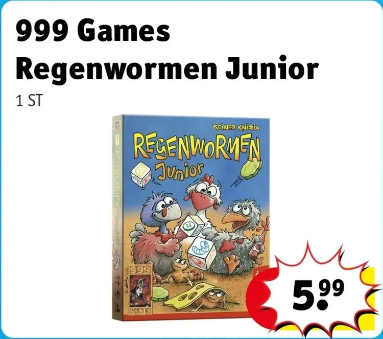 Aanbieding: Regenwormen Junior