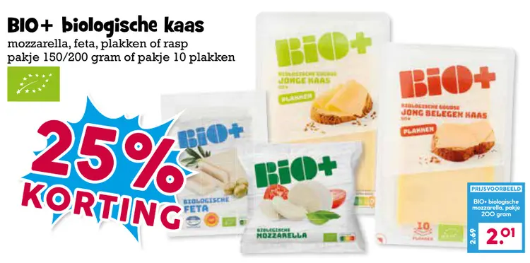 Aanbieding: Biologische kaas