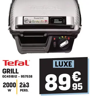 Offre: Tefal GRILL