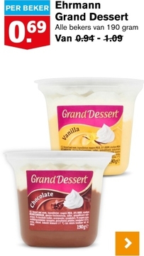 Aanbieding: Ehrmann Grand Dessert