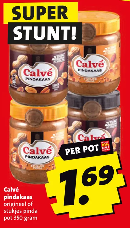 Aanbieding: Calvé pindakaas