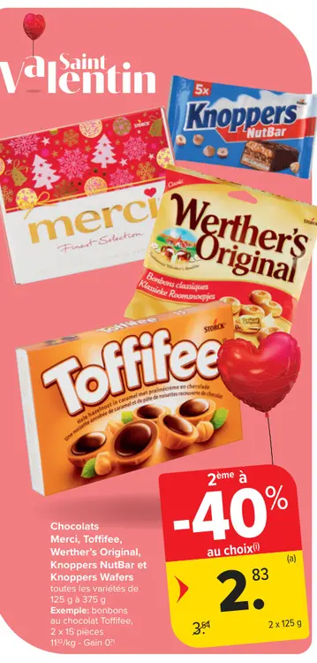 Offre: Chocolats