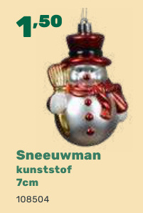 Aanbieding: Sneeuwman