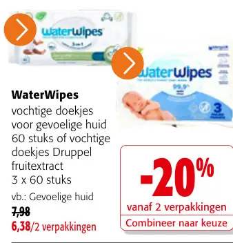 Promotie: Vochtige doekjes