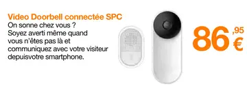 Offre: Video Doorbell connectée