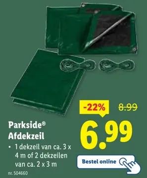 Aanbieding: Afdekzeil