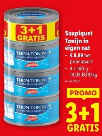 Promotie: Tonijn in eigen nat