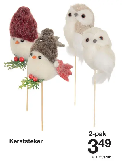 Aanbieding: Kerststeker