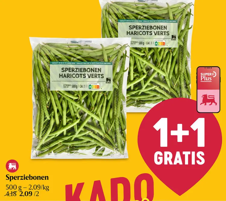 Promotie: Sperziebonen