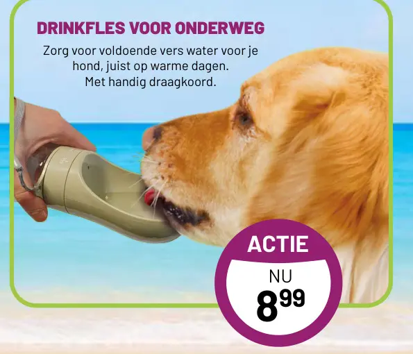 Aanbieding: Drinkfles voor onderweg