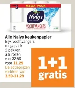 Aanbieding: Nalys keukenpapier