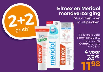 Aanbieding: Elmex en Meridol mondverzorging