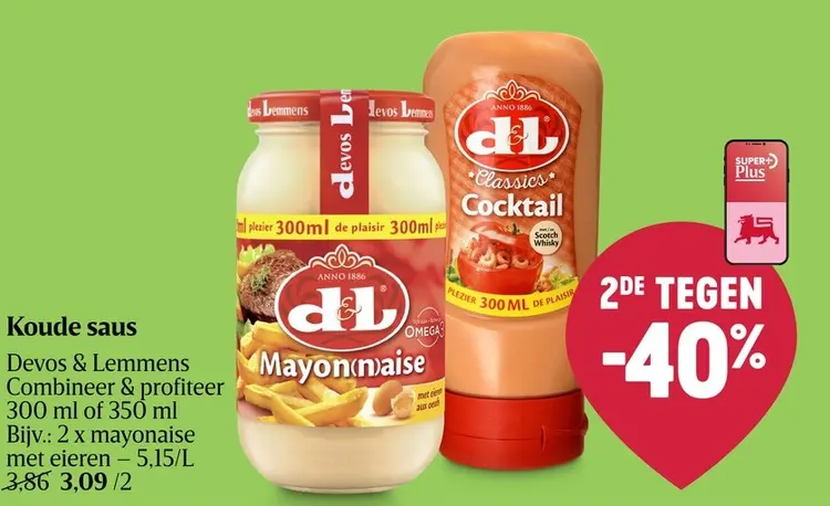 Promotie: Koude saus
