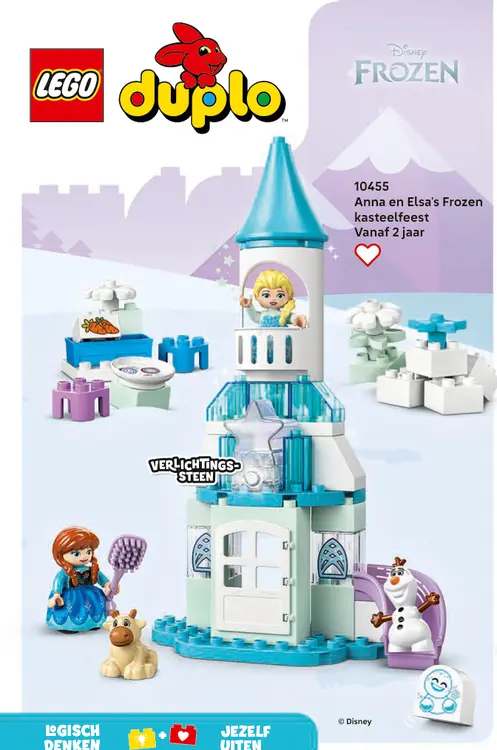 Aanbieding: Anna en Elsa's Frozen kasteelfeest