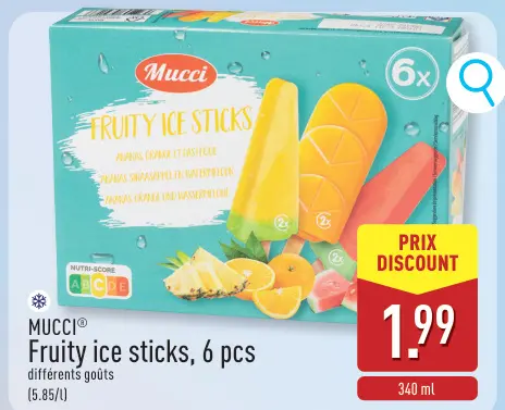 Offre: Fruity ice sticks