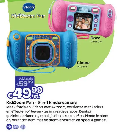 Aanbieding: Kidizoom Fun - 9-in-1 kindercamera