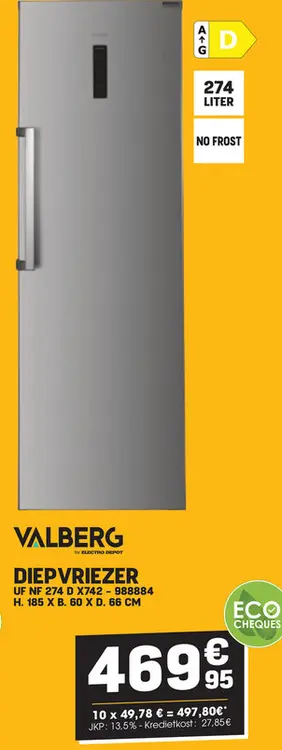 Promotie: Diepvriezer