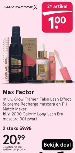 Aanbieding: Max Factor