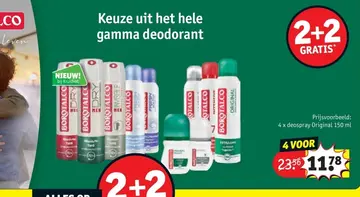 Aanbieding: Keuze uit het hele gamma deodorant