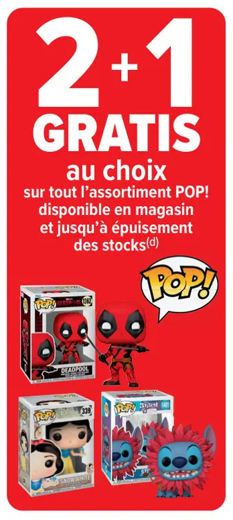 Offre: Funko Pop! Figures