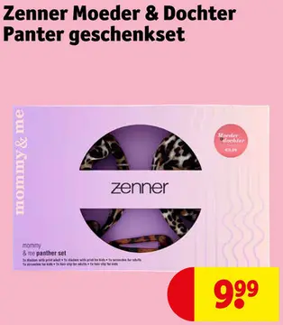 Aanbieding: Zenner Moeder & Dochter Panter geschenkset
