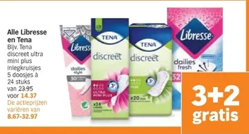 Aanbieding: Alle Libresse en Tena