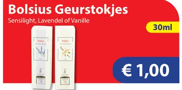 Aanbieding: Bolsius Geurstokjes