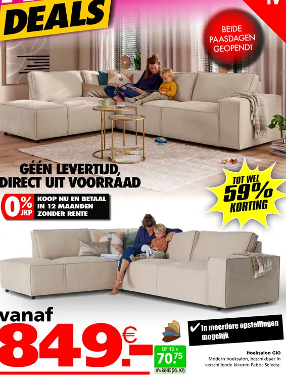 Promotie: Hoeksalon Gio