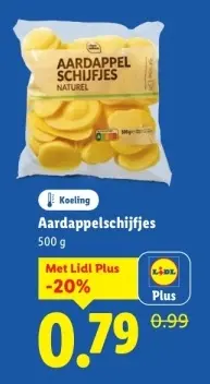 Aanbieding: Aardappelschijfjes