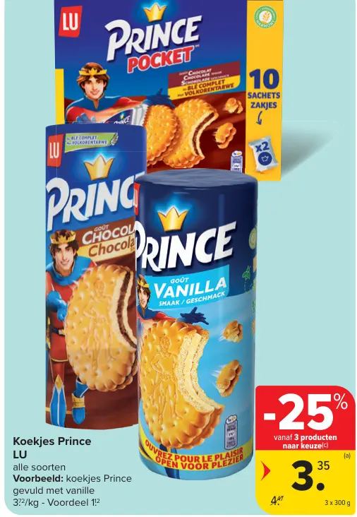 Promotie: Koekjes Prince