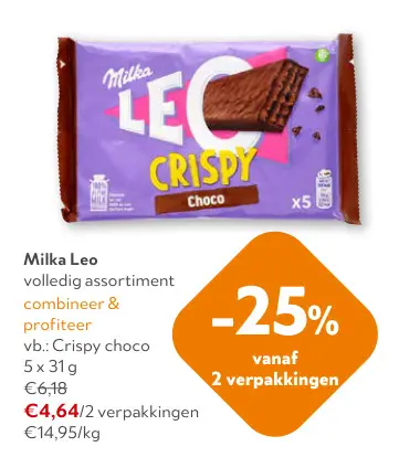 Aanbieding: Leo Crispy Choco
