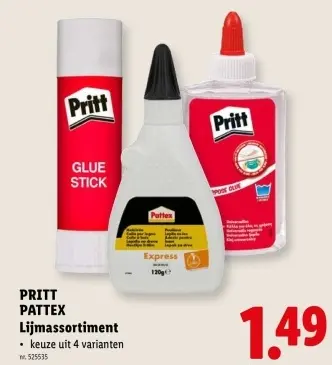 Promotie: Lijmassortiment