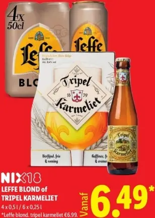 Aanbieding: Blond of Tripel Karmeliet