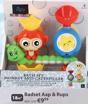 Aanbieding: Badset Aap & Rups