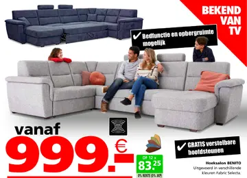Aanbieding: Hoeksalon BENITO